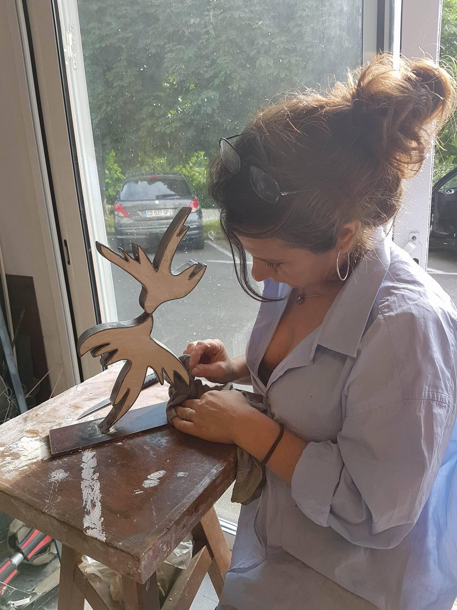 Photo de l'atelier de Maria Fontes