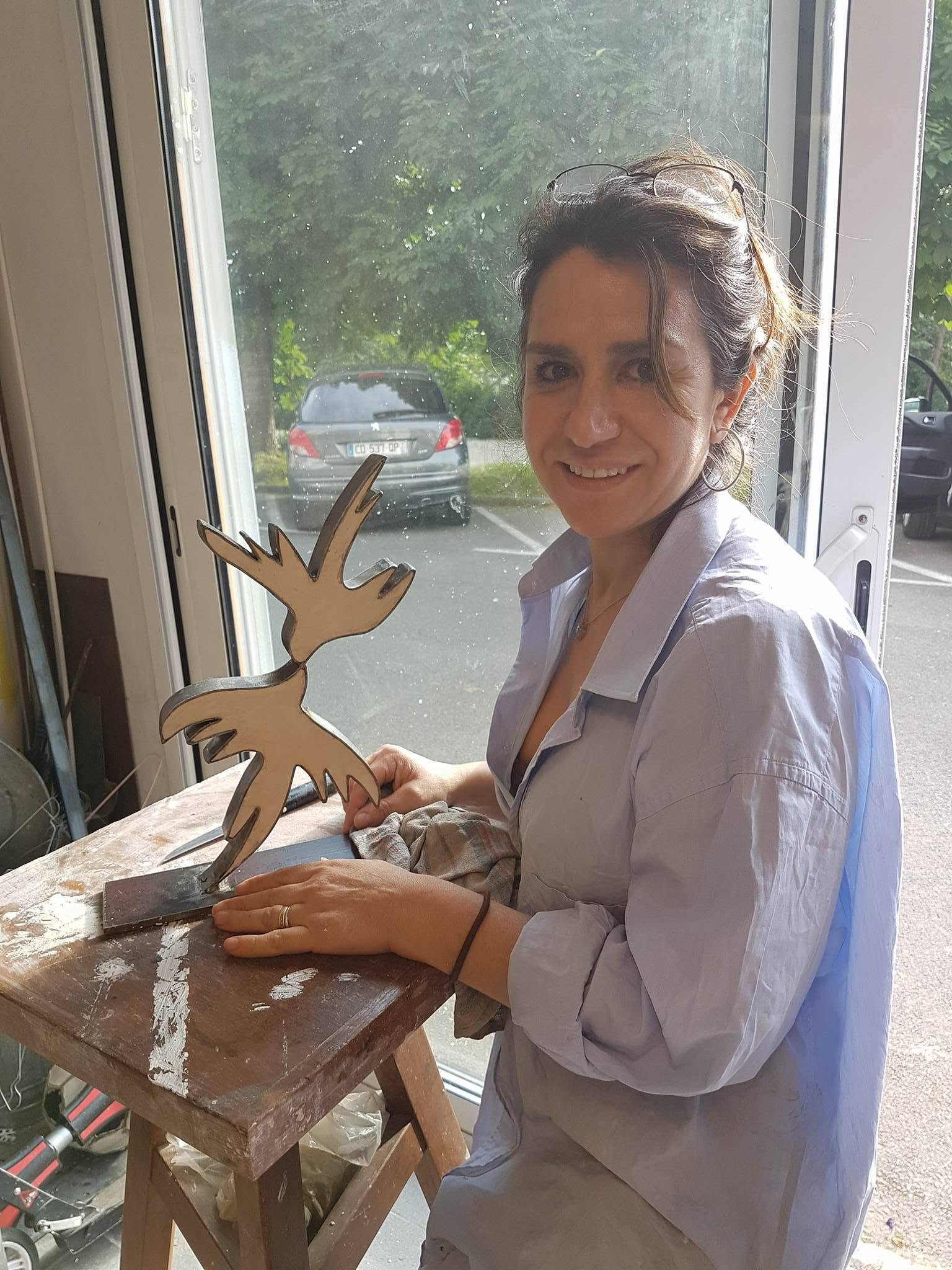 Photo de l'atelier de Maria Fontes