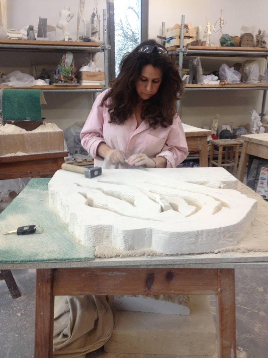 Photo de l'atelier de Maria Fontes