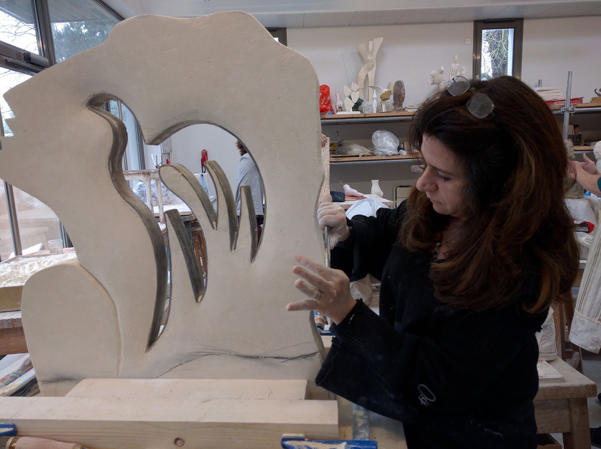 Photo de l'atelier de Maria Fontes