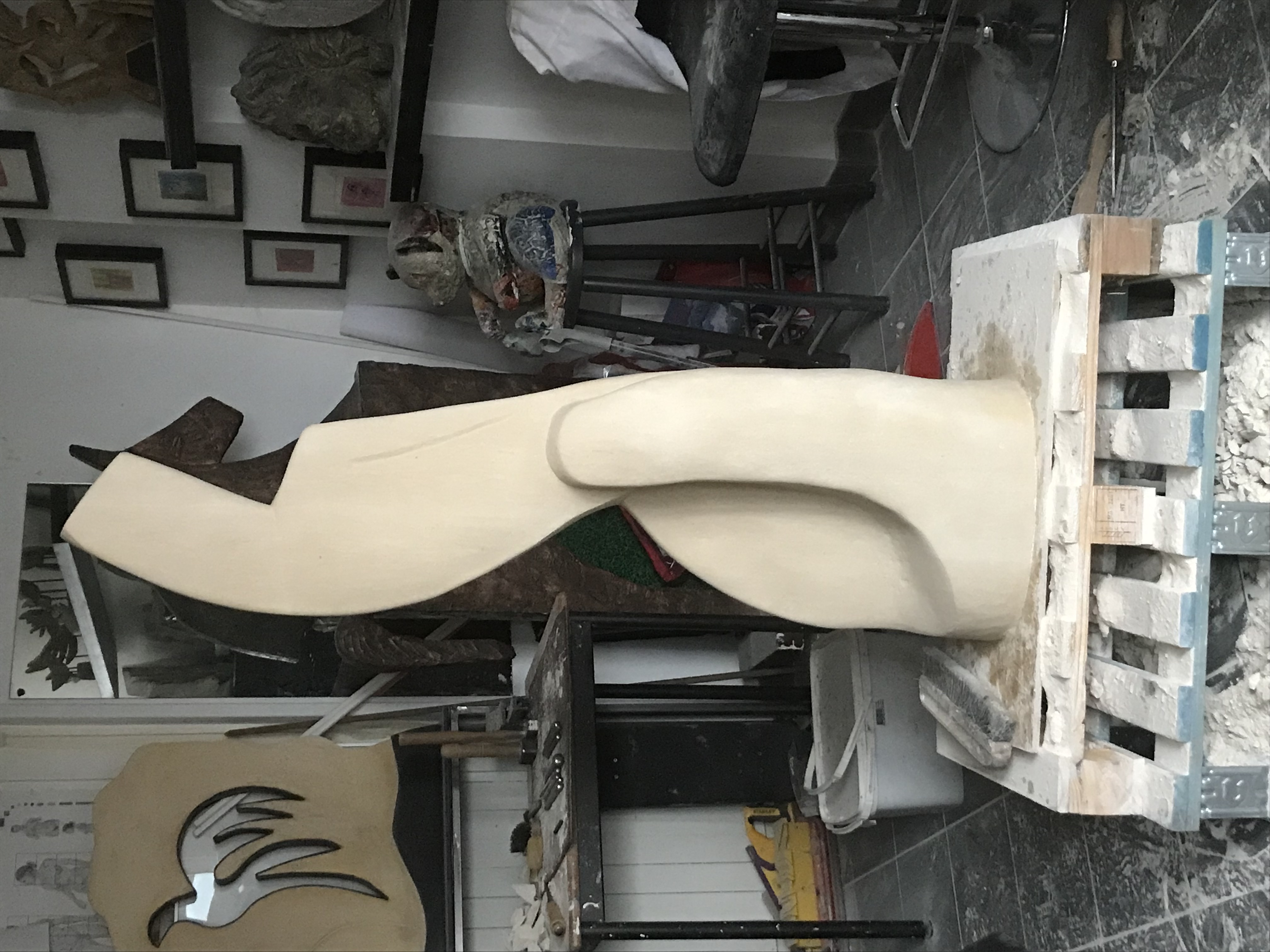 Photo de l'atelier de Maria Fontes