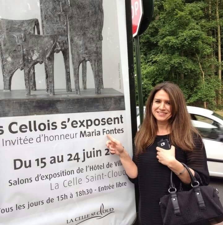 Photo de l'atelier de Maria Fontes