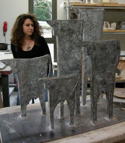 Photo de l'atelier de Maria Fontes