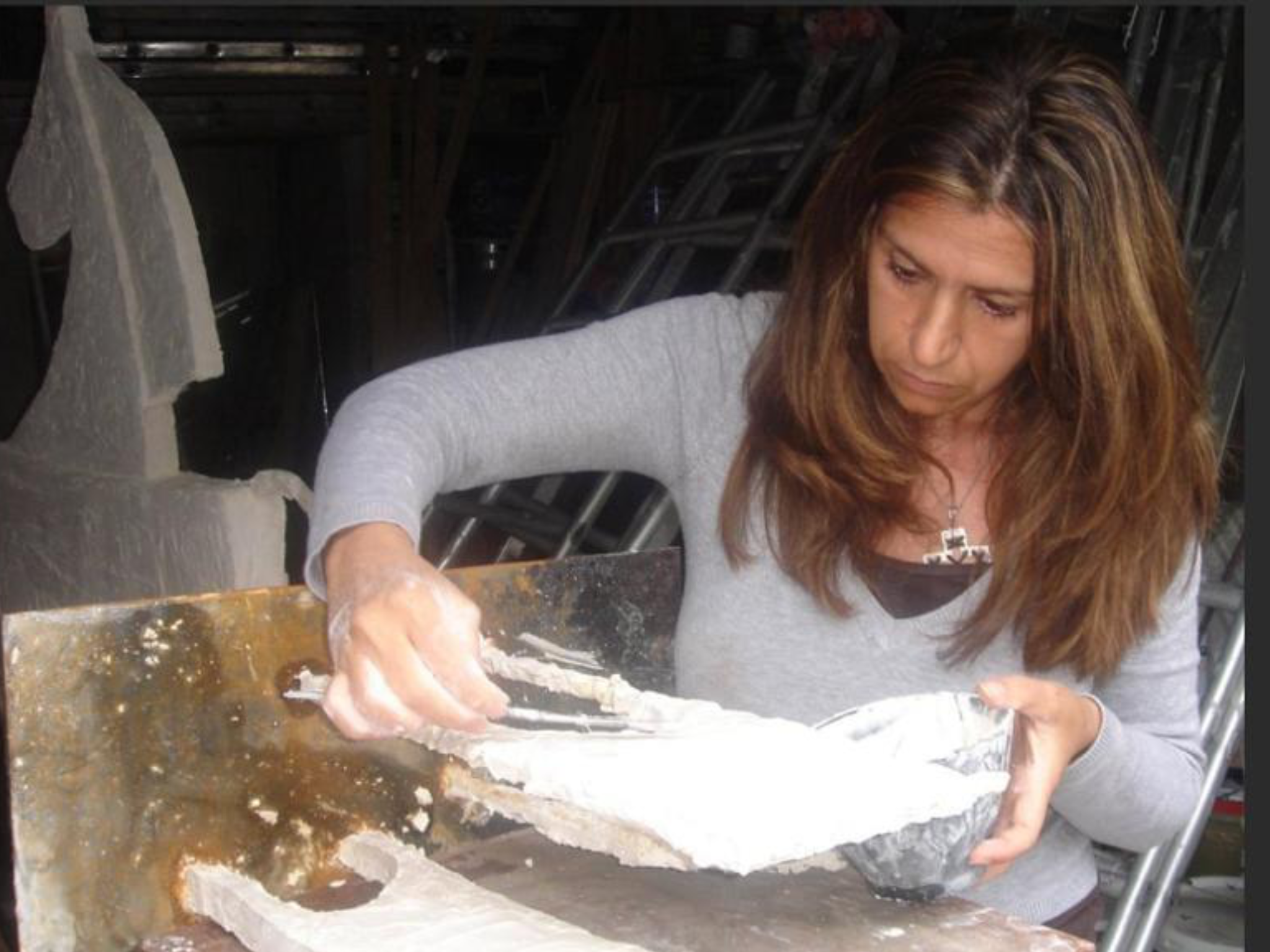 Photo de l'atelier de Maria Fontes